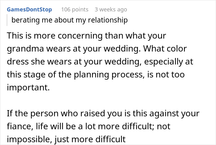 “It Is MY Day”: Bride Tells Grandma She Can’t Wear White At Her Wedding, Starts Family Drama “It Is MY Day”: Bride Tells Grandma She Can’t Wear White At Her Wedding, Starts Family Drama