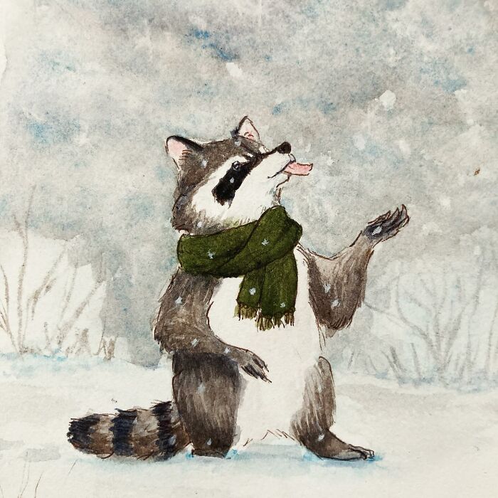 27 Hilarious Watercolor Paintings Of Sassy Animals With Pop Culture References, By This Artist