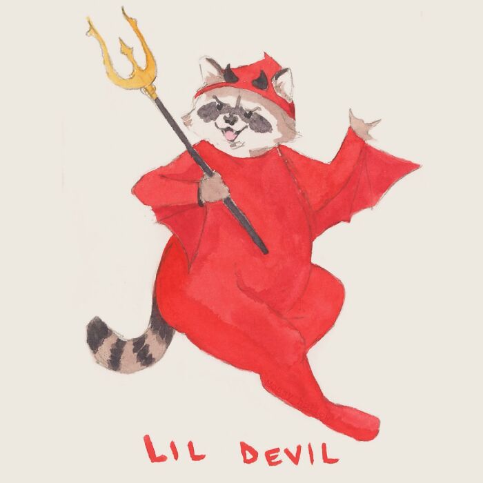 27 Hilarious Watercolor Paintings Of Sassy Animals With Pop Culture References, By This Artist