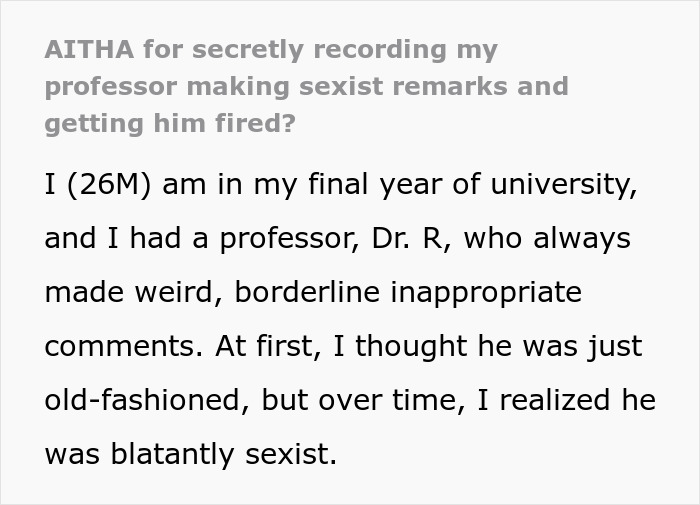 Female Students Suffer Years Of Discrimination, One Student’s Evidence Finally Ends It Female Students Suffer Years Of Discrimination, One Student’s Evidence Finally Ends It