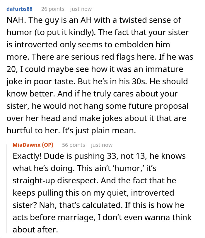&ldquo;[Am I The Jerk] For Humiliating My Sister&rsquo;s Fianc&eacute; At A Family Gathering After What He Did To Her?&rdquo;