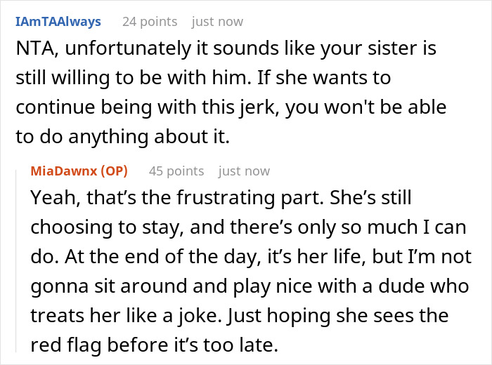 &ldquo;[Am I The Jerk] For Humiliating My Sister&rsquo;s Fianc&eacute; At A Family Gathering After What He Did To Her?&rdquo;