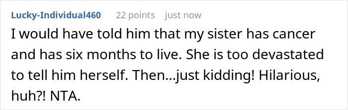 &ldquo;[Am I The Jerk] For Humiliating My Sister&rsquo;s Fianc&eacute; At A Family Gathering After What He Did To Her?&rdquo;