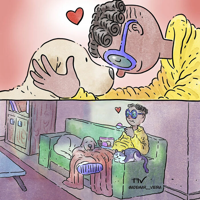 Artist Illustrates Heartwarming Stories That Every Pet Owner Can Relate To (7 New Stories) Artist Illustrates Heartwarming Stories That Every Pet Owner Can Relate To (7 New Stories)