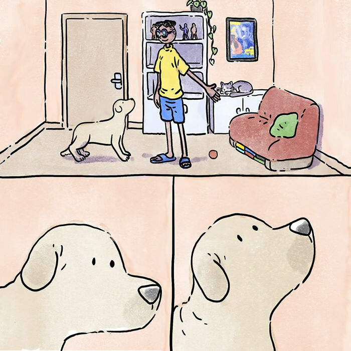 Artist Illustrates Heartwarming Stories That Every Pet Owner Can Relate To (7 New Stories) Artist Illustrates Heartwarming Stories That Every Pet Owner Can Relate To (7 New Stories)