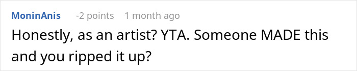 BF’s Family Treats Unused Items As Free-For-Alls, Woman Finally Snaps When Painting Gets Cut Up BF’s Family Treats Unused Items As Free-For-Alls, Woman Finally Snaps When Painting Gets Cut Up