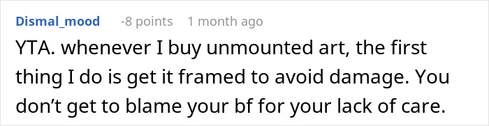 BF’s Family Treats Unused Items As Free-For-Alls, Woman Finally Snaps When Painting Gets Cut Up BF’s Family Treats Unused Items As Free-For-Alls, Woman Finally Snaps When Painting Gets Cut Up