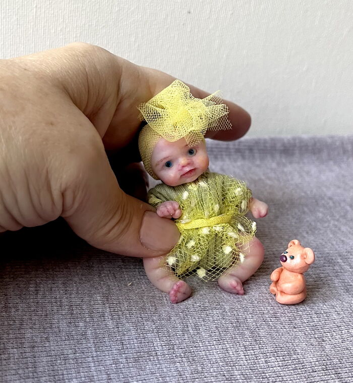 I Create Tiny Baby Dolls From Silicone That Many Are Afraid Of (9 Pics)