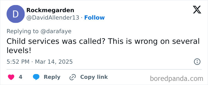 Police Officer And Wife Force 6YO Daughter To Stand Outside In Snow With Cruel Sign