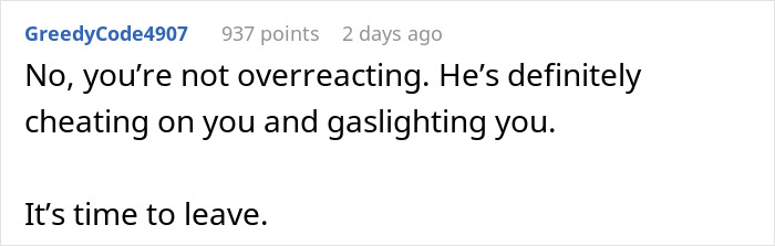 Man Is Upset When Partner Finds Out He Lied About His Work Trip And Suggests They Break Up
