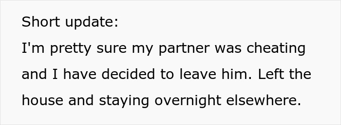 Man Is Upset When Partner Finds Out He Lied About His Work Trip And Suggests They Break Up