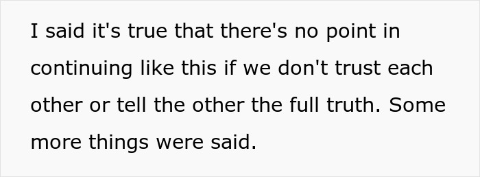 Man Is Upset When Partner Finds Out He Lied About His Work Trip And Suggests They Break Up