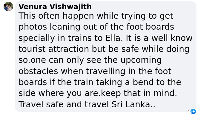 “A Physical Dose Of Common Sense”: Tourist Leans Out Of Train For Photos, Slams Into Tunnel Wall “A Physical Dose Of Common Sense”: Tourist Leans Out Of Train For Photos, Slams Into Tunnel Wall