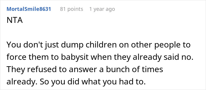 &ldquo;[Am I The Jerk] For How I Handled My Brother&rsquo;s Girlfriend Trying To Force Me To Babysit?&rdquo;