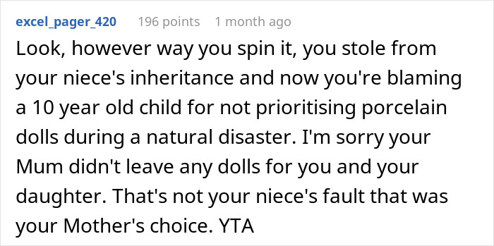 Lady Asks Net, &ldquo;Am I The [Jerk] For Not Giving My Niece The Porcelain Doll My Mother Left For Her?&rdquo;