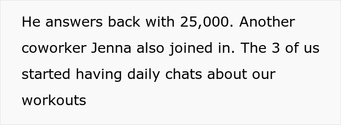 Person Reports Coworker Who Suddenly “Walks” 65K Steps In A Day In Company Competition, She’s Irked Person Reports Coworker Who Suddenly “Walks” 65K Steps In A Day In Company Competition, She’s Irked
