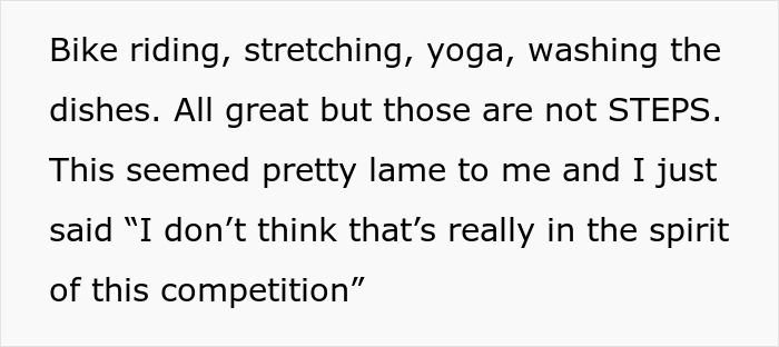Person Reports Coworker Who Suddenly “Walks” 65K Steps In A Day In Company Competition, She’s Irked Person Reports Coworker Who Suddenly “Walks” 65K Steps In A Day In Company Competition, She’s Irked