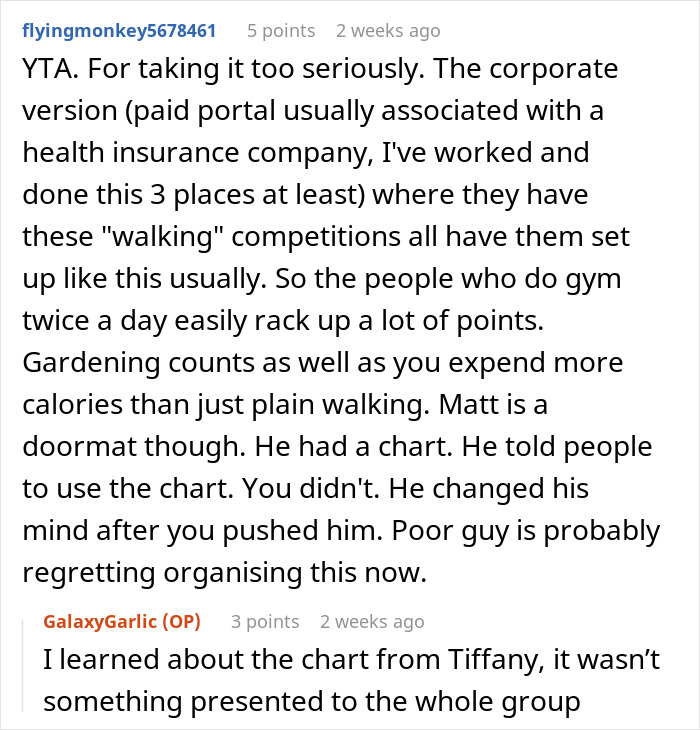 Person Reports Coworker Who Suddenly “Walks” 65K Steps In A Day In Company Competition, She’s Irked Person Reports Coworker Who Suddenly “Walks” 65K Steps In A Day In Company Competition, She’s Irked