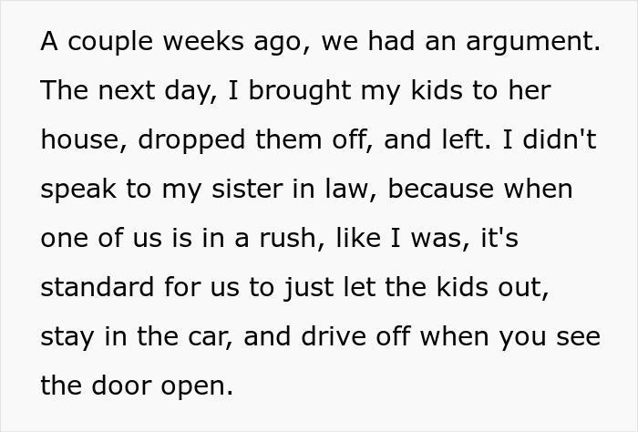 “[Am I The Jerk] For Not Babysitting For My Sister-In-Law Anymore After She Called The Police On Me?”