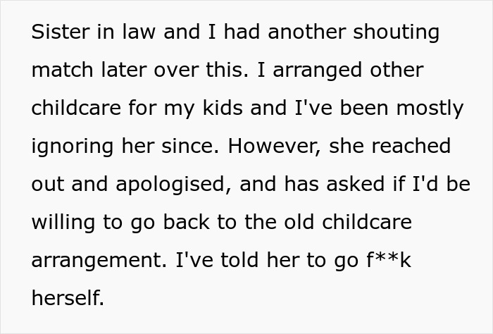 “[Am I The Jerk] For Not Babysitting For My Sister-In-Law Anymore After She Called The Police On Me?”