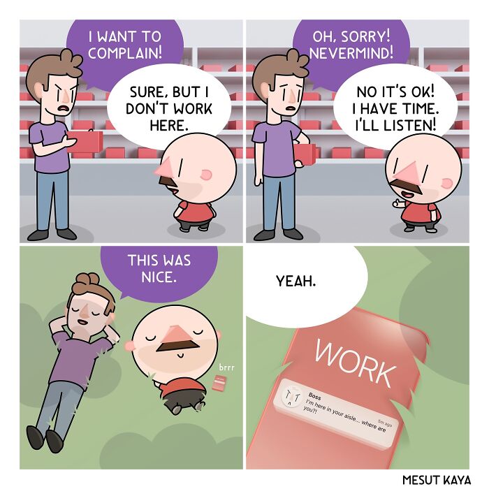 26 Silly Comics On Life With Funny Twists, By Mesut Kaya 26 Silly Comics On Life With Funny Twists, By Mesut Kaya