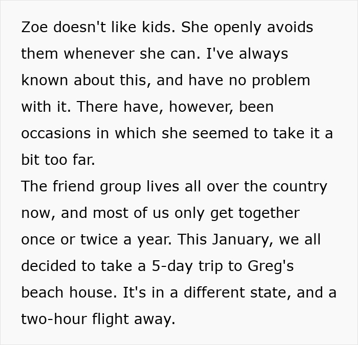 Friend Goes Ballistic When Couple Has To Bring 2YO On Trip, Claims He Ruined Everything Friend Goes Ballistic When Couple Has To Bring 2YO On Trip, Claims He Ruined Everything
