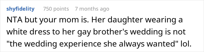 &ldquo;Would I Be The [Jerk] If I Didn&rsquo;t Let My Sister Wear Her Wedding Dress To My Wedding?&rdquo;