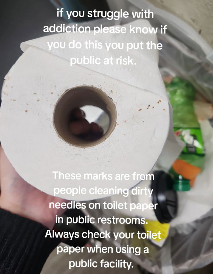 New Fear Unlocked As Experts Warn About Hidden Needle Marks In Public Restrooms Toilet Paper