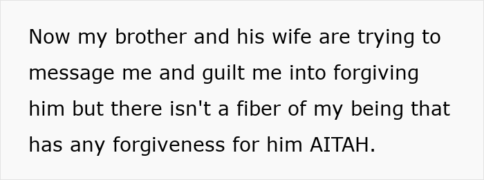 Man Lies, Calls CPS On Sis, Then Comes Begging For Forgiveness, She Just Cuts Him Off From Her Life Man Lies, Calls CPS On Sis, Then Comes Begging For Forgiveness, She Just Cuts Him Off From Her Life