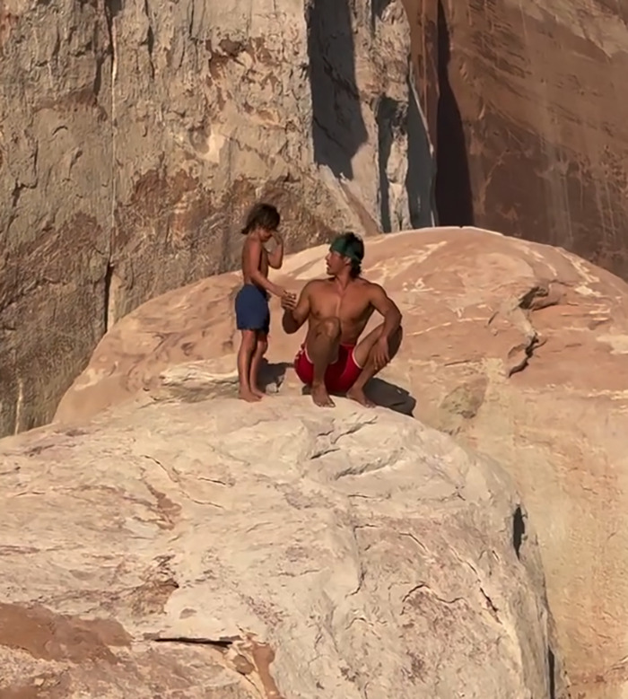 “Part Of The Dad Job Description”: Influencer Dad Tosses Son Off Cliff To Teach Life Lesson “Part Of The Dad Job Description”: Influencer Dad Tosses Son Off Cliff To Teach Life Lesson