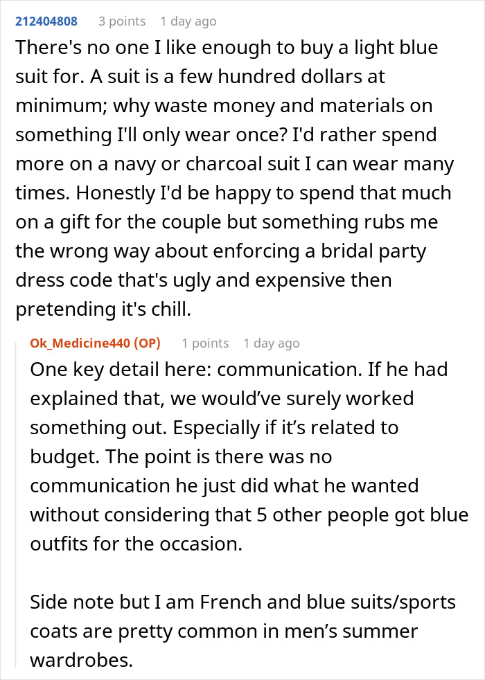 “My Husband Said Nothing”: Bride Issues Best Man An Ultimatum Over His Wedding Outfit “My Husband Said Nothing”: Bride Issues Best Man An Ultimatum Over His Wedding Outfit