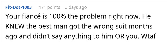 “My Husband Said Nothing”: Bride Issues Best Man An Ultimatum Over His Wedding Outfit “My Husband Said Nothing”: Bride Issues Best Man An Ultimatum Over His Wedding Outfit