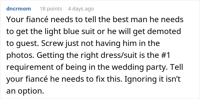 “My Husband Said Nothing”: Bride Issues Best Man An Ultimatum Over His Wedding Outfit “My Husband Said Nothing”: Bride Issues Best Man An Ultimatum Over His Wedding Outfit
