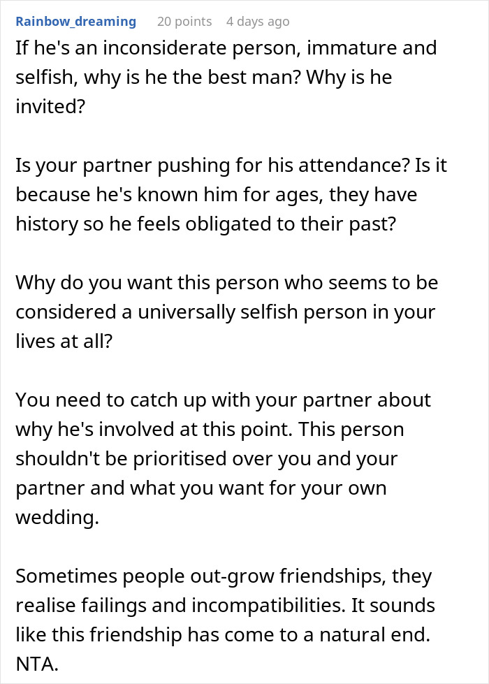 “My Husband Said Nothing”: Bride Issues Best Man An Ultimatum Over His Wedding Outfit “My Husband Said Nothing”: Bride Issues Best Man An Ultimatum Over His Wedding Outfit