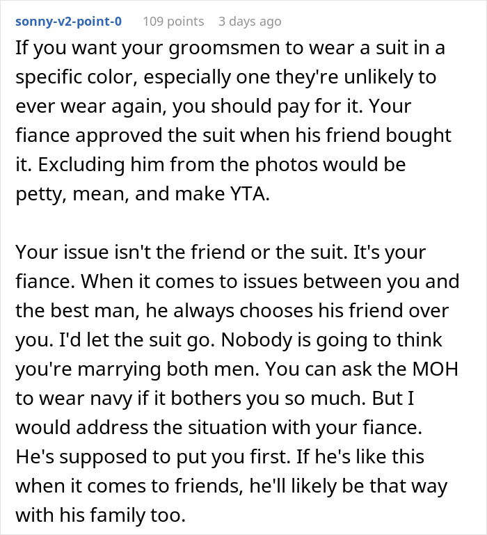 “My Husband Said Nothing”: Bride Issues Best Man An Ultimatum Over His Wedding Outfit “My Husband Said Nothing”: Bride Issues Best Man An Ultimatum Over His Wedding Outfit