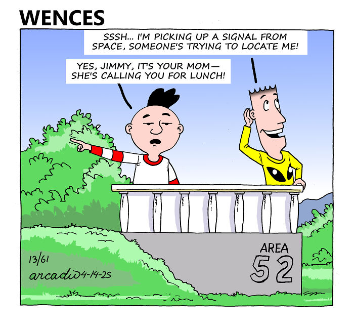 Here Are My 5 New Wences Comic Strips