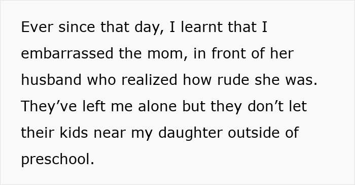 Mom Snaps At Preschool Moms Who Criticized Her Parenting, Regrets It As Her Child Gets Punished