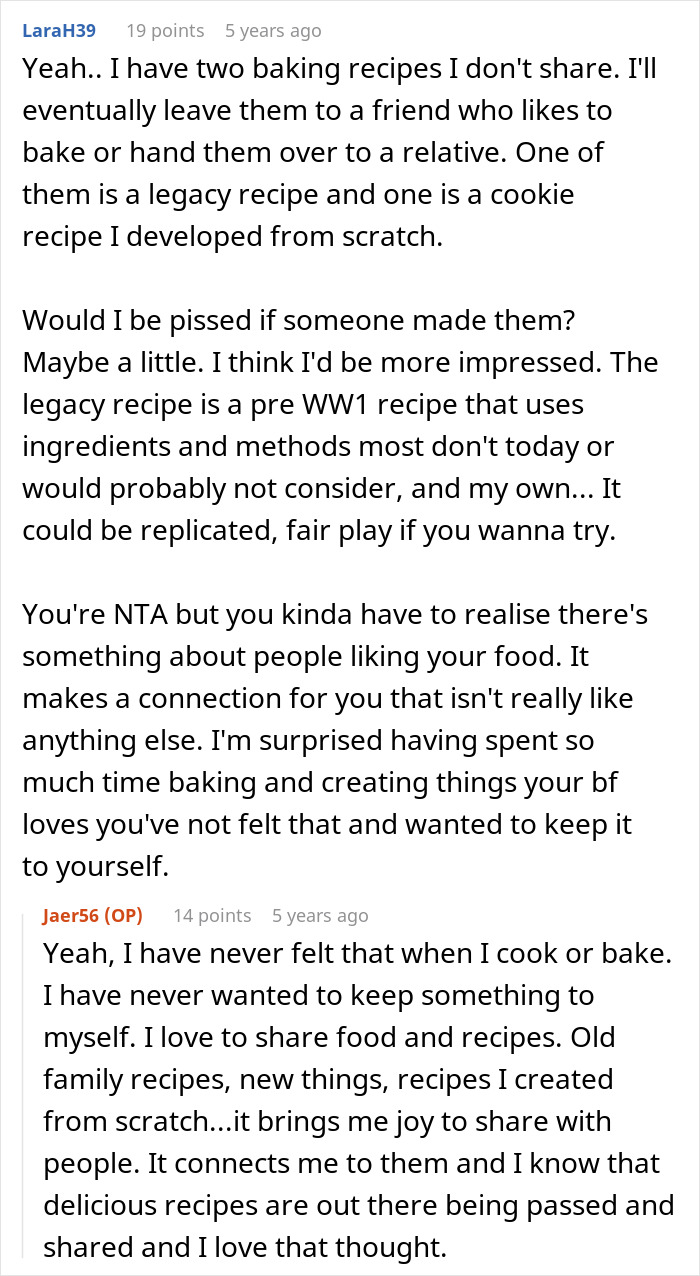 Woman Outshines BF’s Mom By Perfecting Her “Secret” Cookies, Mom Loses It And Calls It A Betrayal