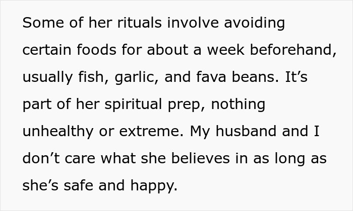 Mom Reaches Breaking Point As In-Laws Mock Daughter’s Paganism And Bring &#8220;Forbidden&#8221; Foods
