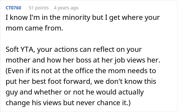 Man Picks At His Food During Dinner With Mom’s Boss, Asks If He Ruined Everything Man Picks At His Food During Dinner With Mom’s Boss, Asks If He Ruined Everything