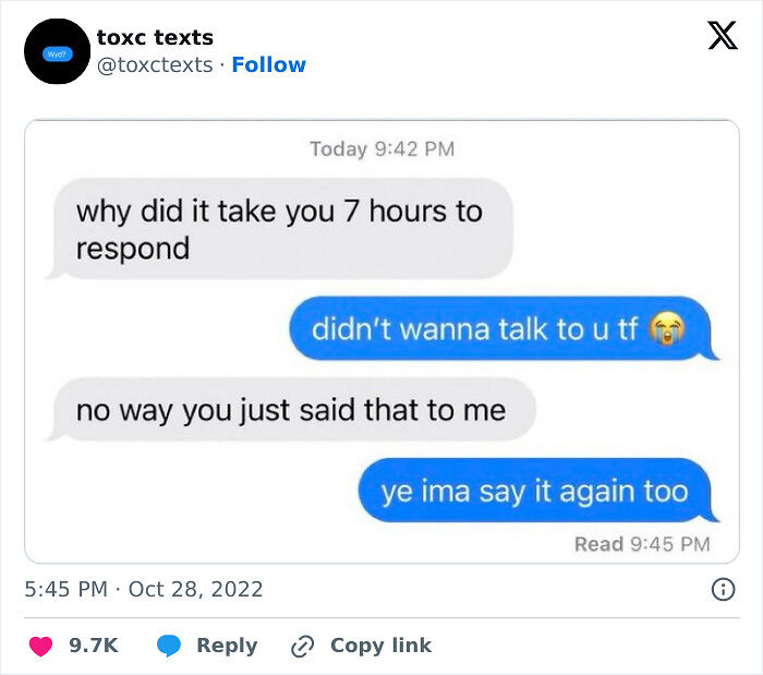 44 Toxic But Also Funny Texts That People Had To Screenshot 44 Toxic But Also Funny Texts That People Had To Screenshot