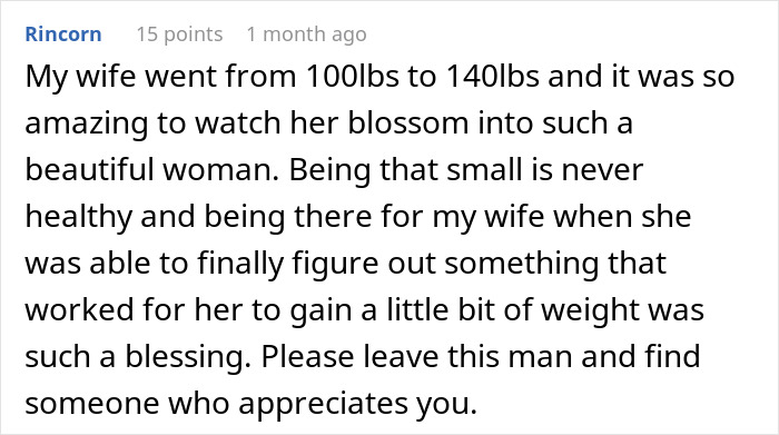 “That’s Stupid And Depressing”: Man Requires GF To Return To 110 Pounds She Weighed 6 Years Ago “That’s Stupid And Depressing”: Man Requires GF To Return To 110 Pounds She Weighed 6 Years Ago