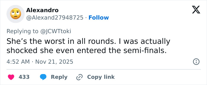 “Leaned On The Victim Narrative”: Miss Universe 2025 Faces Backlash Over Her Victory And Speech “Leaned On The Victim Narrative”: Miss Universe 2025 Faces Backlash Over Her Victory And Speech