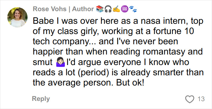 Author Calls Women Who Read Romantasy Books “Not That Bright”, Is Shocked People Don’t Like It Author Calls Women Who Read Romantasy Books “Not That Bright”, Is Shocked People Don’t Like It