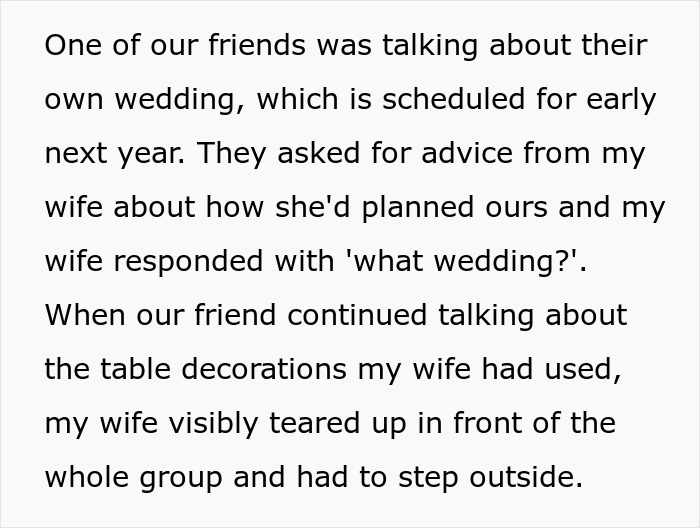 “What Wedding?”: Husband Bewildered At Wife For Seemingly Forgetting They Got Married “What Wedding?”: Husband Bewildered At Wife For Seemingly Forgetting They Got Married