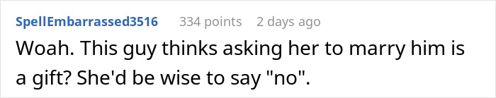 &ldquo;He Thinks He&rsquo;s The Gift&rdquo;: Man Thinks Proposal Counts As A Christmas Gift, Gets A Reality Check