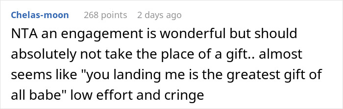 &ldquo;He Thinks He&rsquo;s The Gift&rdquo;: Man Thinks Proposal Counts As A Christmas Gift, Gets A Reality Check