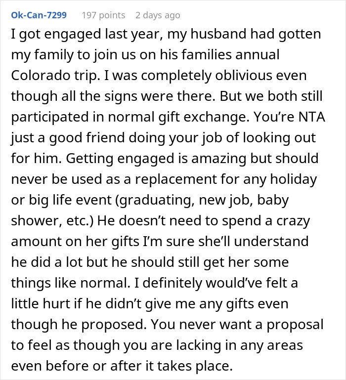 &ldquo;He Thinks He&rsquo;s The Gift&rdquo;: Man Thinks Proposal Counts As A Christmas Gift, Gets A Reality Check