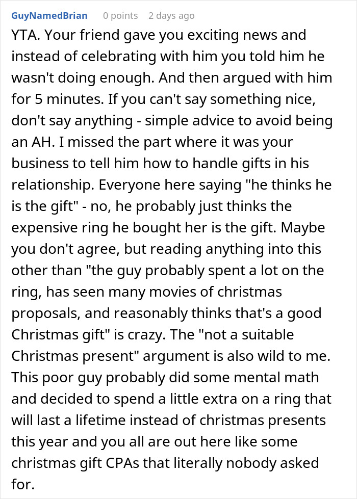 &ldquo;He Thinks He&rsquo;s The Gift&rdquo;: Man Thinks Proposal Counts As A Christmas Gift, Gets A Reality Check