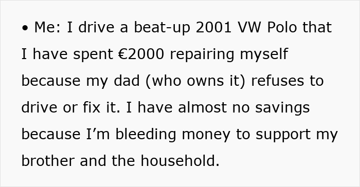 Family Calls Man’s Girlfriend “Low Level” And “Poor,” All While He Funds Their Entire Lifestyle Family Calls Man’s Girlfriend “Low Level” And “Poor,” All While He Funds Their Entire Lifestyle